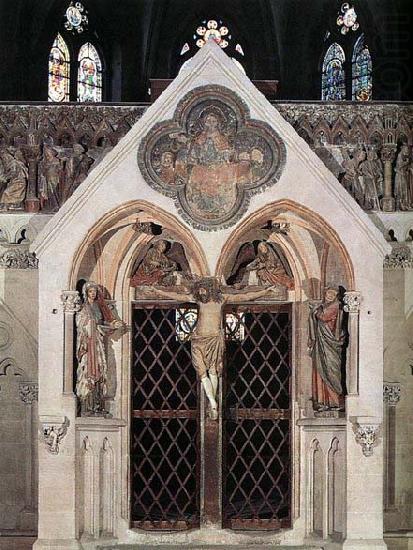 Choir screen with the Crucifixion, unknow artist